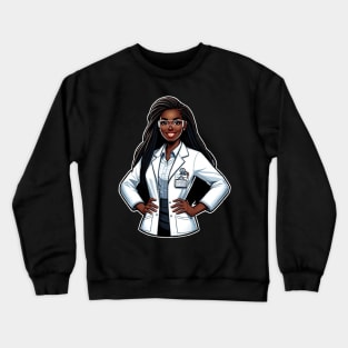 Women in Stem- Scientist Crewneck Sweatshirt